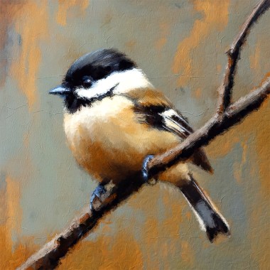 Schilderij vogel 